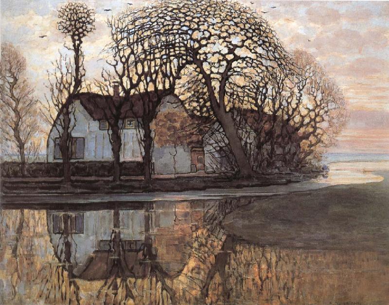 Piet Mondrian Farmhouse oil painting image